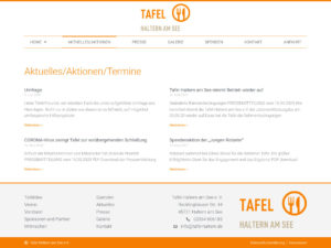 Website Tafel Haltern am See